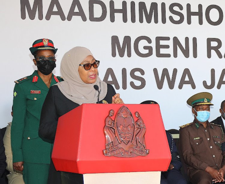 Tanzania: Ntagusubira inyuma" Perezida Samia"