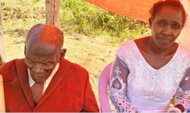 Umusaza w'imyaka 97 yarongoye inkumi y'imyaka 30