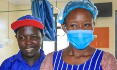 Muganga yambwiye ko nzabyara abana batatu ariko natunguwe no kubyara batanu" Shoferi".