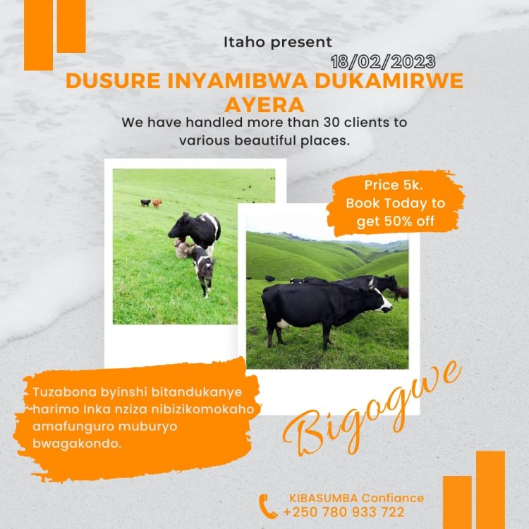 Itaho Campany igisubizo cy'ubukera Rugendo bushingiye ku muco