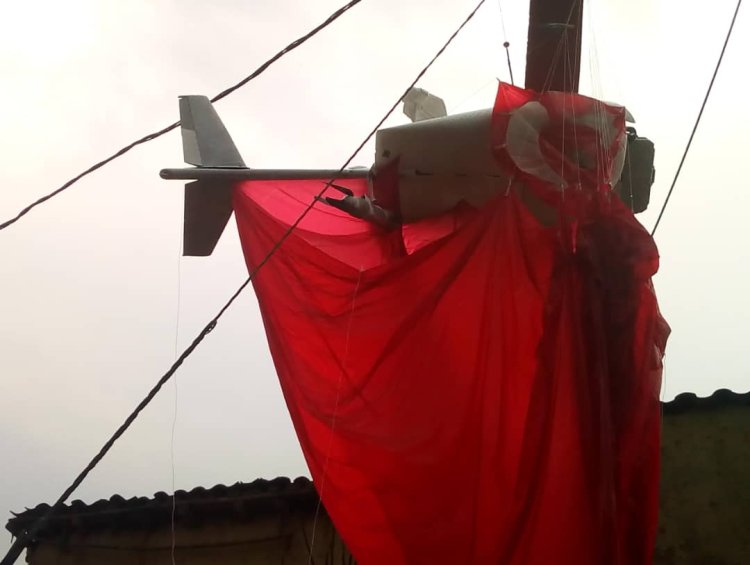 Akadege gatwara amaraso kakoze impanuka gakubiswe n'inkuba