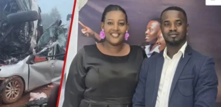 Umuryango w'abantu  barindwi baguye mu mpanuka y'imodoka