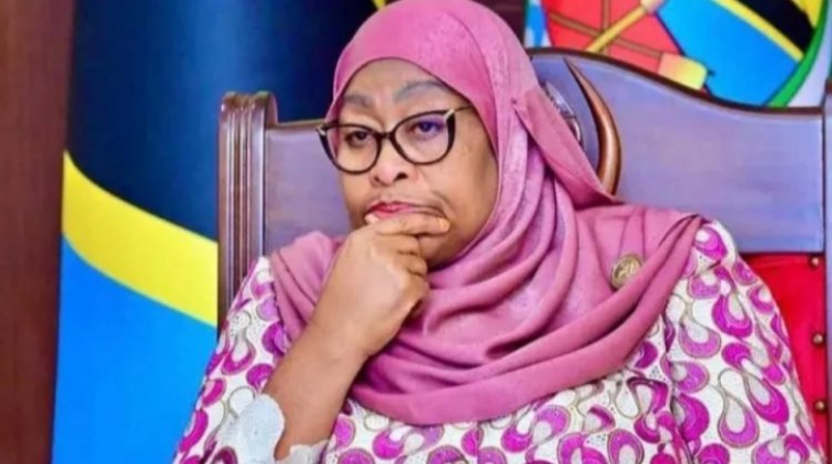 Perezida Samia yashenguwe n'urupfu rwa Minisitiri Lukuvi